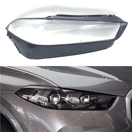 Objectif phare transparent ultra résistant coque droite compatible avec X5 2023 - 2