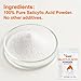 iFEiER Pure Salicylic Acid Powder | Cosmetic Grade Salicylic Acid 5oz (142g) | Original Ingredients for DIY BHA Exfoliant for Skincare, Body, Hair & Industrial Use
