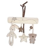 Paket: 1 * Plüsch Ornamente iTemer PP-Baumwolle hängend Babyspielzeug Krippe Babywagen Ornamente Plüschkaninchen Plüschsterne