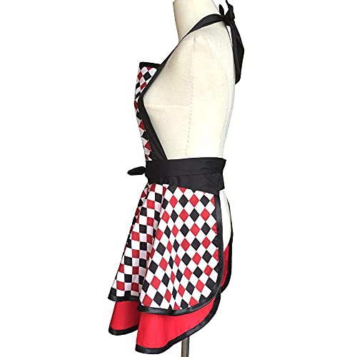 Hyzrz Lovely Handmade Cotton Retro Aprons For Women Girls Cake Kitchen Cook Apron For Mother's Gift (Multicolor) #TOP3
