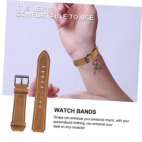 Correa de cuero para reloj de hombre y mujer universal 4