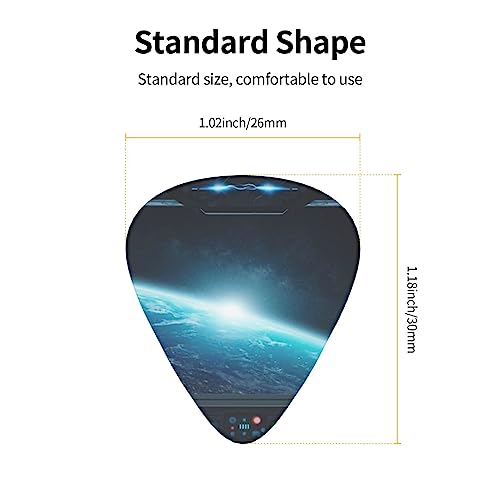 Outer Space Views Lot de 12 médiators tendance et durables dans une boîte pour ukulélé guitare électrique basse - Les Beatles, Paul McCartney, John Lennon, RIngo Starr, George Harrison Outer Space Views Lot de 12 médiators tendance et durables dans une boîte pour ukulélé guitare électrique basse – Image 5