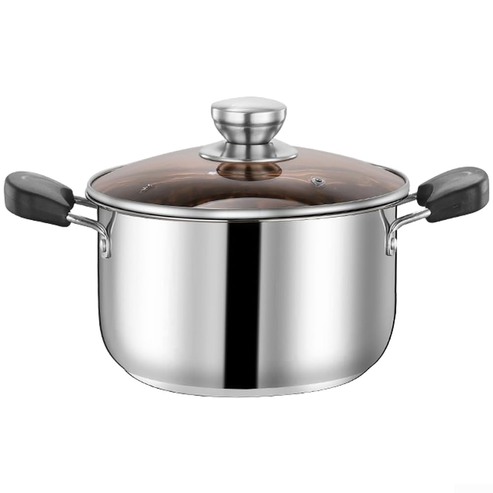 Vaporera para acero 304 con Tapa Vidrio 5L Vaporera para acero