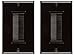 Buyer's Point Brush Wall Plate, Decora Style, Cable Pass Through Insert for Wires, Single Gang Cable Access Strap, Wall Socket Plug Port for HDTV, HDMI, Home Theater Systems and More ((2 Pack) Black)
