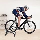 Fahrrad Rollentrainer Einstellbares Fahrradtrainer Fahrradtrainerständer, Geringe Geräusch und Stabile Konstruktion, für 26-29-Zoll und 700C Bikes, Tragfähigkeit 150kg, 55 * 48 * 40 cm