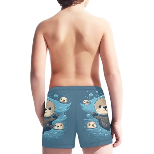 Showudesigns Kids Board Shorts Swimming Trunks Boy Beach Pants for 5-14 Years Old3