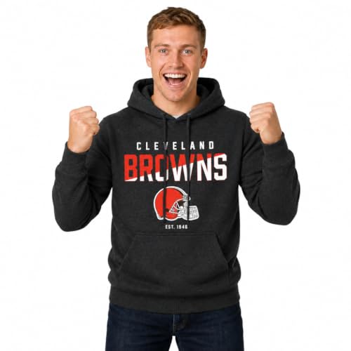 Chandail NFL Team Fan Apparel dégradé diagonal polaire gris moyen