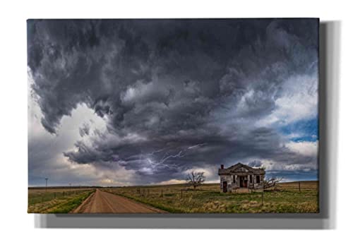 Epic Graffiti 'Pawnee School Storm' by Darren White, Canvas Wall Art, 26