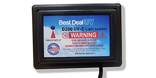 D200 Dual Lamp Air Purifier Whole House Filter Uv Light In Duct For Hvac Ac (Air Conditioning) Duct Germicidal #TOP4