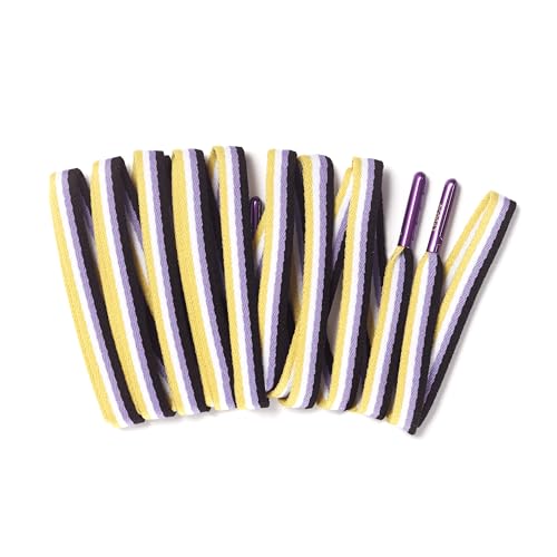 Pride.Direct® Non-Binary Schnürsenkel 120cm | LGBT Accessoires | LGBTQ+ | Pride