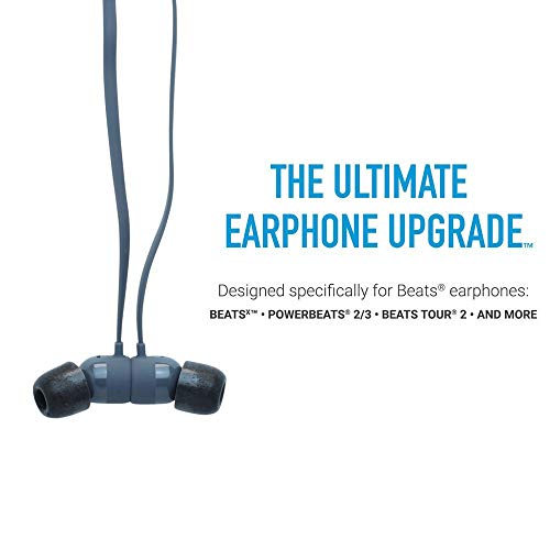 Comply Memory Foam Replacement Earbud Tips for Beats Powerbeats Pro, Beats Flex, Beats X, Powerbeats 1, 2, 3| Ultimate Comfort, Secure Fit, Superior Noise Isolation | Black, Medium (3 Pairs) by COMPLY - Image 3