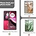 PUKMCX [1 Set] for Motorola Razr+ / Plus (2023) Matte Privacy Screen Protector, 1 Pack Internal Film + 1 Pack Outer Film, Anti-Spy, Anti-Scratch, Case Friendly
