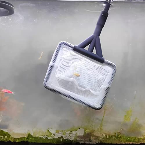 AQUANEAT-Fish-Tank-Cleaning-Tools-6-in-1-Aquarium-Cleaning-Tools-Including-Algae-Scraper-Sponge-Pad-Fish-Net-Gravel-Rake-and-Cleaning-Brush