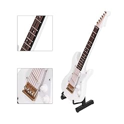 Pssopp Miniature Guitar Replica en Bois Mini Instrument Modèle en Bois Guitare Électrique Ornements pour Cadeaux… - Les Beatles, Paul McCartney, John Lennon, RIngo Starr, George Harrison Pssopp Miniature Guitar Replica en Bois Mini Instrument Modèle en Bois Guitare Électrique Ornements pour Cadeaux… – Image 5