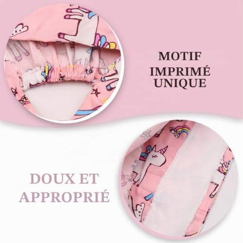 LAKJUOZ Casquettes De Travail Respirants, Motif De Licorne,Casquette Chirurgicale Imprimée en Coton Doux, Chapeau D'Infirmière, Réutilisable Calot Chirurgien Femme De Travail avec Boutons – vue 4