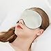10 PCS Eye Mask Sublimation Blanks Silk Sleep Masks Heat Transfer Sleeping Mask Eye Masks Cover for Travel Nap Meditation Blindfold with Adjustable Strap for Men Women Light Gold