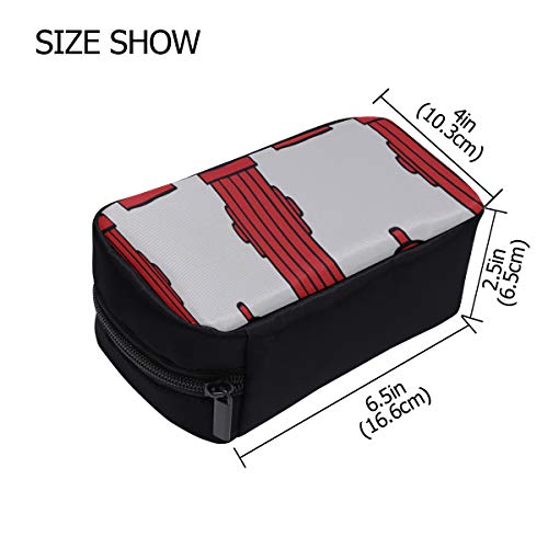 Fashion Zipper Bag Cute Creative Cartoon Fire Extinguisher Toiletry Tote Bag Designer Makeup Bag Travel Makeup Bags For Women Cosmetic Bags Multifunction Case Cosmetics Bags