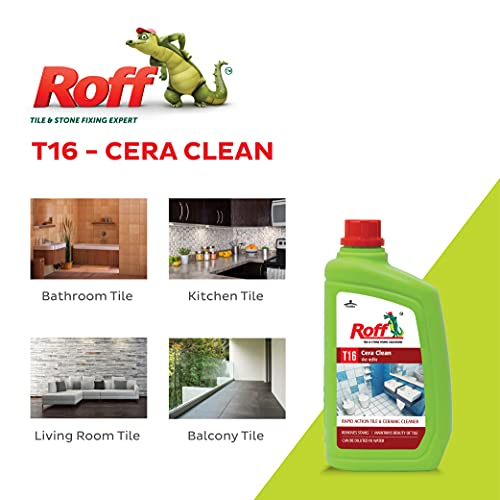 Image of Roff Cera Tile Cleaner,Rapid Action Tile,Concentrated Liquid for Tough Stains,Multi-surface Floor and Tile Cleaner,500 ml