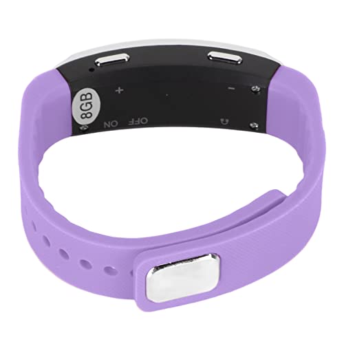 Digital Voice Recorder Watch, Portable Wristband Voice Activated Recorder with Timestamp, Noise Reduction Audio Recorder Bracelet for Lectures Meetings (32gb)