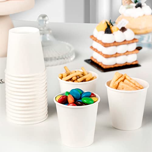 Racetop 3 Oz Paper Cups Bathroom [600 Count], Bathroom Cups Disposable, Mouthwash Cups, Small Snack Cups, Ideal For Bathroom, Home,Party #TOP6