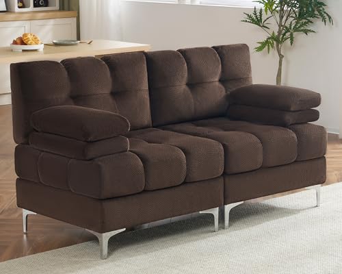 AMERLIFE 67 Inch Modular Sectional Couch, 2 Seater Sectional Sofa