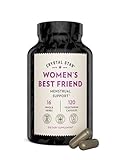 Crystal Star Women's Best Friend for Periods, 120 Capsules - Menstrual Abdominal Cramps, Bloating, & Monthly Cycle Support - Natural Female Herbal Supplement Caps - Vegetarian Vegan Non-GMO