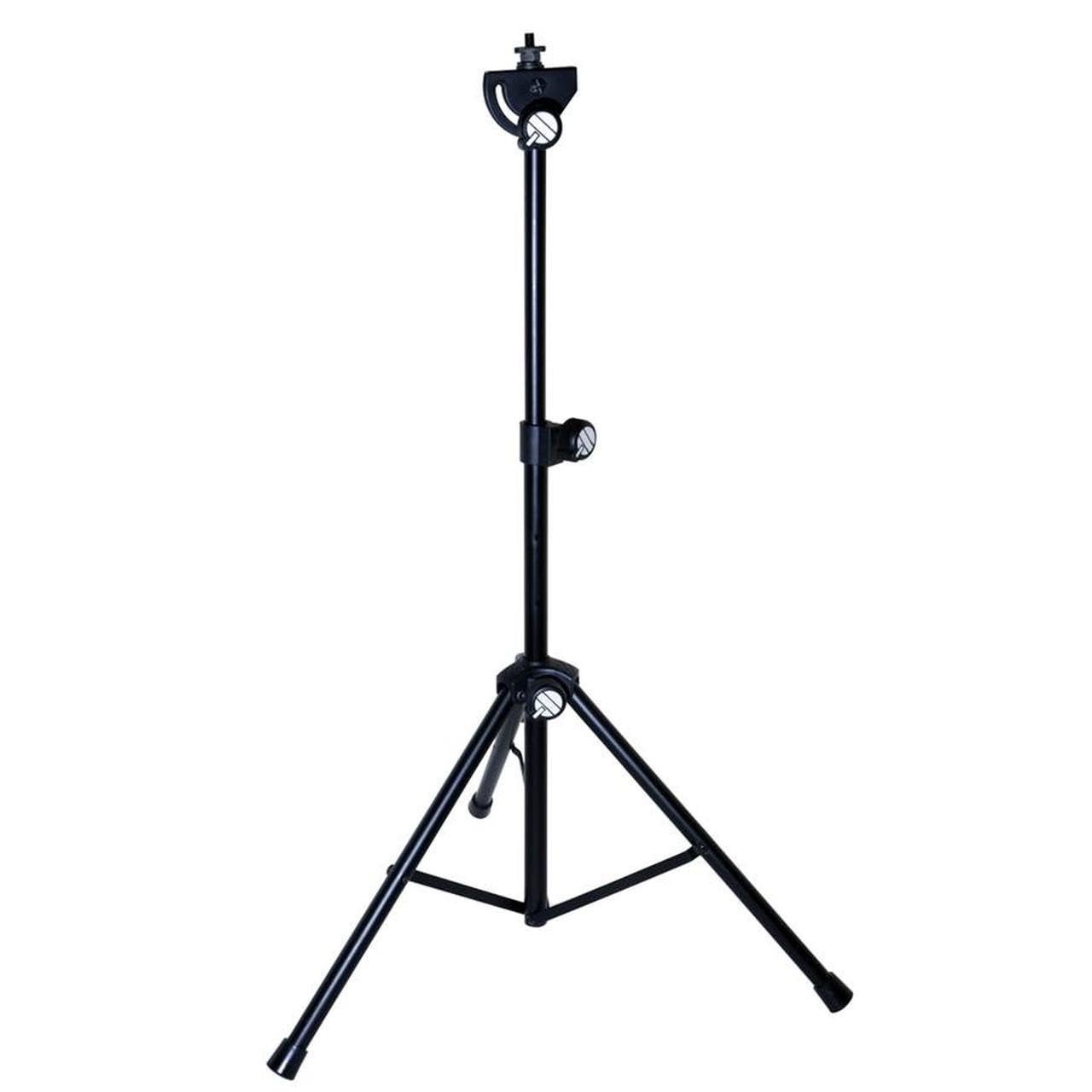 QUIK LOK PPS/001 Practice Pad Stand con Borsa, Supporto Pad Batteria Regolabile, Altezza 57-90 cm, Treppiede Stabile, Portatile, Nero