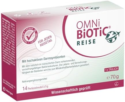 OMNi BiOTiC Reise | 14 Portionen (70g) | 10 Bakterienstämme | 5 M...