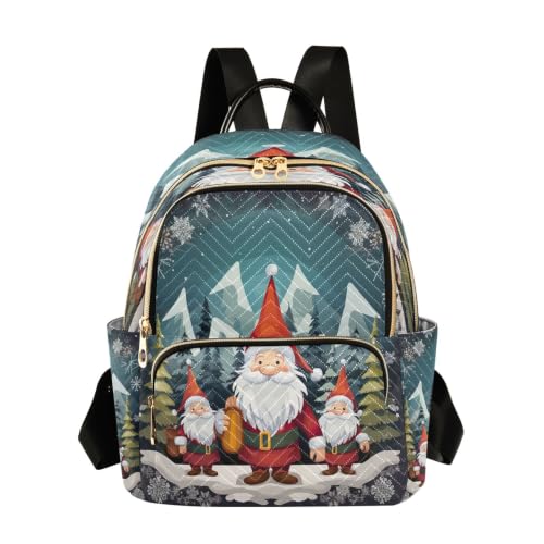 Mini sac à dos nains de Noël cadeau femme idéal petit sac matelassé tendance moderne