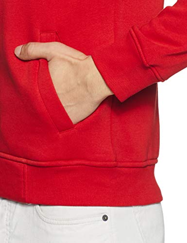 Image of Qube By Fort Collins Men Cotton Hooded Sweatshirt