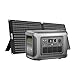ALLPOWERS R1500 LITE Portable Power Station with 100W Solar Panel SE100, 1056Wh LiFePO4 Battery, 1600W AC/100W USB-C Output Portable Power, Fast Charge Solar Generator for Outdoor Camping