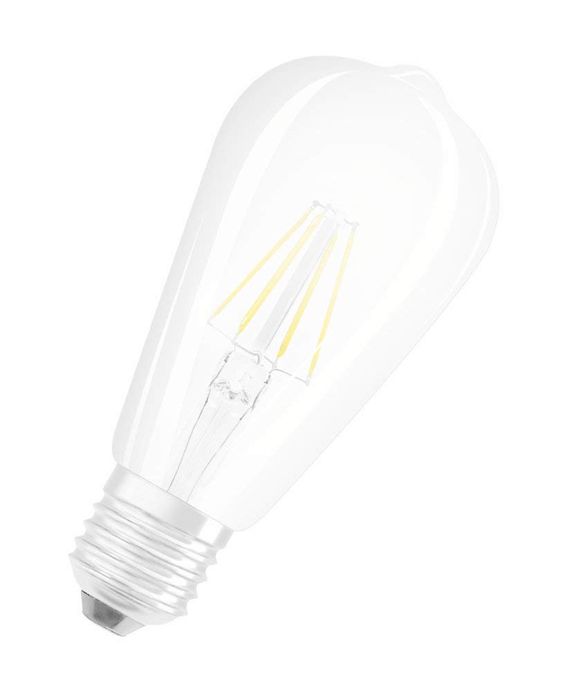 OSRAM LED-Lampe | Sockel: E27 | Warmweiss | 2700 K | 4 W | Ersatz für 40-W-Glühbirne | LED Retrofit CLASSIC ST Energieeffizienzklasse A++ | 10er-Pack