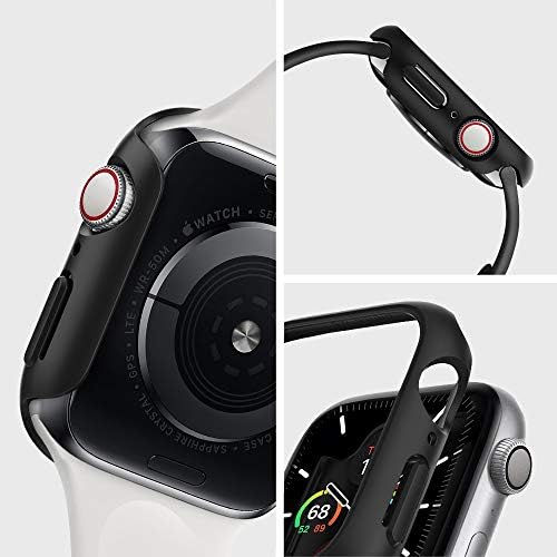 Spigen Thin Fit Designed for Apple Watch Case for 44mm Series SE3/SE2/6/SE/5/4 - Black