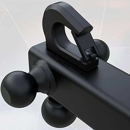 Locame Tri-Ball Trailer Hitch Ball Mount With Hook, Fits 2.5-Inch Receiver, 1-7/8", 2", 2-5/16" Ball Hitch, 18500 Lbs Gtw-Tow Hitch For Heavy Duty Truck, Black, Lc0041 #TOP3