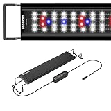 PRONORO LED Aquarium Light for Plants, Full Spectrum Fish Tank Light with Timer Auto On Off, Sunrise