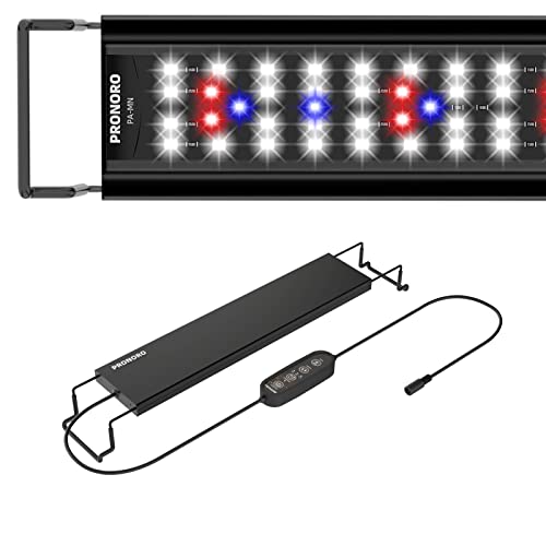 Pronoro Led Aquarium Light For Plants, Full Spectrum Fish Tank Light With Timer Auto On Off, Sunrise-Daylight-Moonlight Mode, Adjustable Brightness, For 12-17 Inch Freshwater Tank, 9W #TOP26