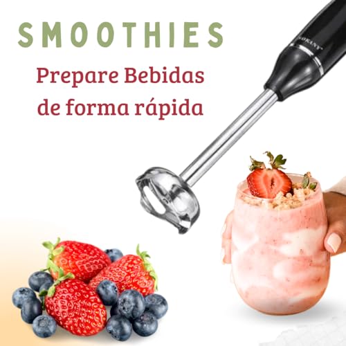 Mixer Vertical Turbo Chef Whey Bebidas Gelada Sucos 4 em 1 500W Preto 110v - Mixer, Triturador e Bat