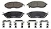 Wagner ThermoQuiet QC1078 Ceramic Disc Pad Set With Installation Hardware, Front