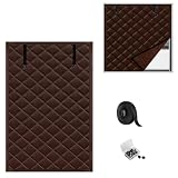 Tende Isolante for Finestre Invernali – Copertura Kit Isolamento Finestre Termica Antifreddo Con Gancio E Anello Antispiffero Risparmio Energetico Facile Da Installare(Marrone,150x260cm)