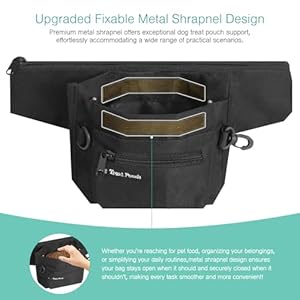   ORIA-Dog-Treat-Pouch-for-Training-Dog-Fanny-Pack-Portable-Dog-Waist-Pack-Dog-Walking-Bag-with-Adjustable-Waist-Belt-for-Training-Hiking-Running