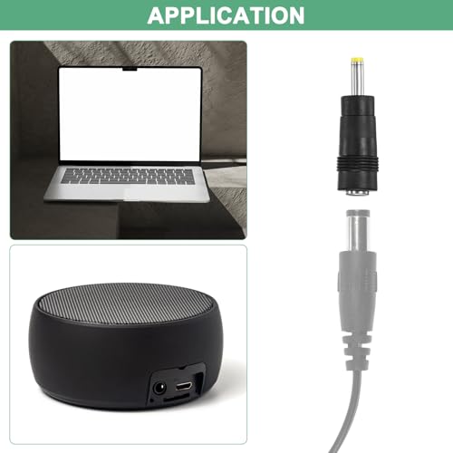 M METERXITY Adaptador DC Power 5.5x2.1mm Hembra a 4.0x1.7mm Macho 5 Piezas miniatura 5
