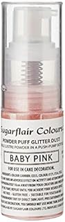 Sugarflair Powder Puff Glitter Non-Aerosol Spray - Baby Blue