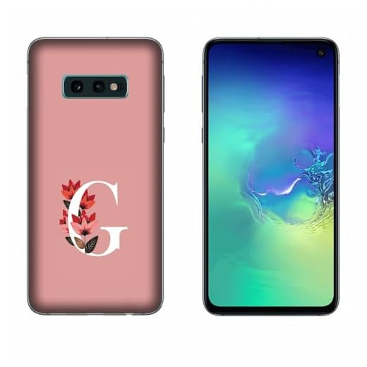 Mobilskal Skal kompatibel för Samsung Galaxy S10e Ursprungligt namn G med blommor/TPU mjuk silikongel/Telefon Hård Snap on Anti-halk Anti-rep Stöttålig skyddande TPU
