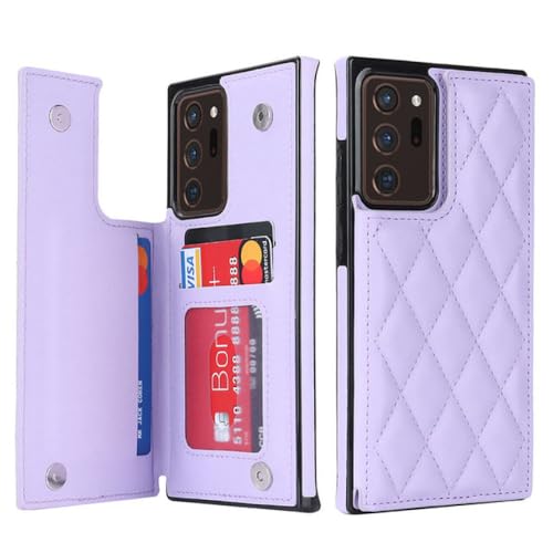 Étui rabat magnétique Note 20 Ultra violet en similicuir premium aux finitions soignées