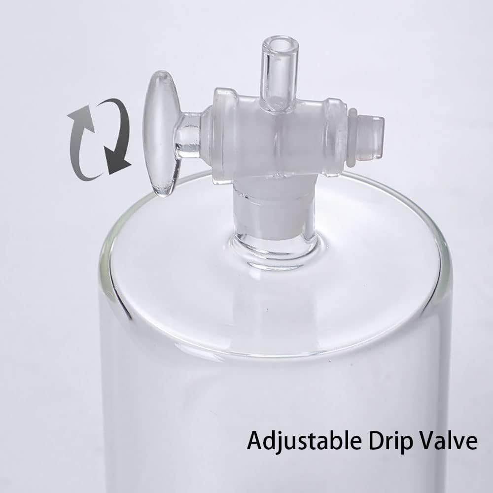 Ice Drip Coffee Maker, Glass Cold Brew Coffee Machine Cold Brew Dripper Coffee Maker with Filter for Home Office 400ml Cold Brew Pots