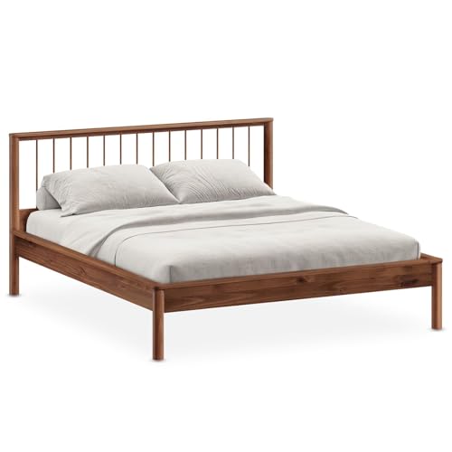 IDIMEX Massivholzbett APOANA Doppelbett 140x200 cm, kastanienfarben - Holzbett mit Kopfteil aus Kiefernholz,140 Bett mit Lattenrost, modern