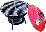 Fogata al Aire Libre Calefacción Brasero Tazón Redondo Estufa de Barbacoa Hogar Carbón portátil Barbacoa Parrilla Calefacción en Invierno Uptodate