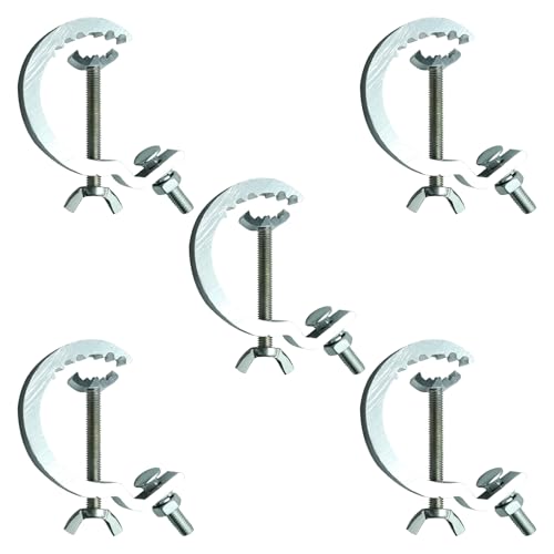 5 Pack Heavy Duty Aluminum Stage Light Clamps