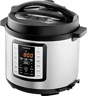Insignia- 6-Quart Multi-Function Pressure Cooker - Stainless Steel
