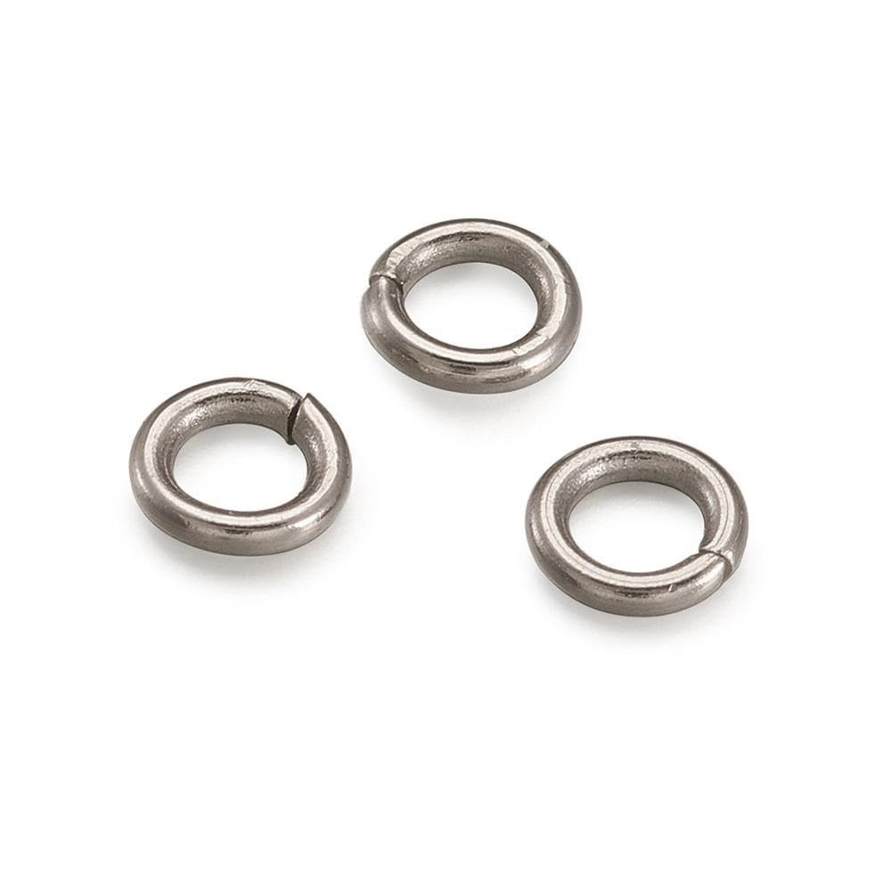 Schmuck-Sprungringe 4000 Stück Edelstahl-Einzelschlaufen-Spaltringe, Verbindungsschlaufenringe, offene Biegeringe-Verbindungsstücke for die Schmuckherstellung DIY(10x1.2mm)